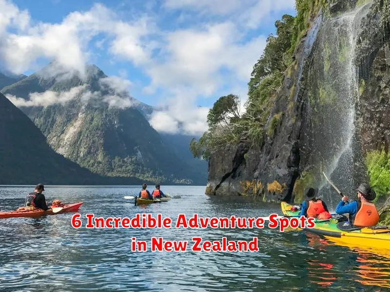 6 Incredible Adventure Spots in New Zealand
